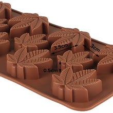 Load image into Gallery viewer, Finedecor Silicone Leaves Shape Chocolate Mould - FD 3155, (11 Cavities)
