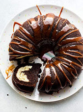 Load image into Gallery viewer, FineDecor Silicone Bundt Cake Pan - Nonstick Round Fluted Cake Mold 5 Inch - Tube Cake Pan  Baking Molds for Jello, Gelatin, Pound Cake FD-3188.
