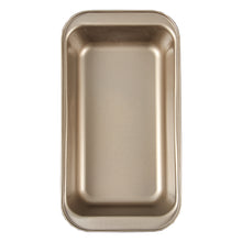 Load image into Gallery viewer, FineDecor Toast Pan ( Gold ), Carbon Steel Bread Pan, Nonstick Loaf Pan for Baking with Easy Grips Handles ( 10.5 * 6 * 2.5 inch)- FD 3310
