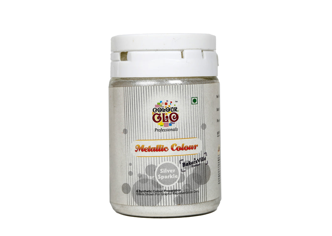 Colourglo Professionals Metallic Powder Colour Silver Sparkle, 10 Gm