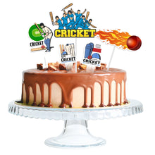 Load image into Gallery viewer, LET&#39;S PARTY - CAKE TOPPER - CRICKET THEME PACK - LP 2952
