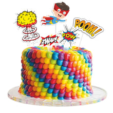 Load image into Gallery viewer, LET&#39;S PARTY - CAKE TOPPER - SUPER KIDS THEME PACK - LP 2955
