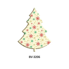 Load image into Gallery viewer, Foodecor Merry Christmas , X- Mas Tree Shape Decorative Transfer Mould  - BV 3206
