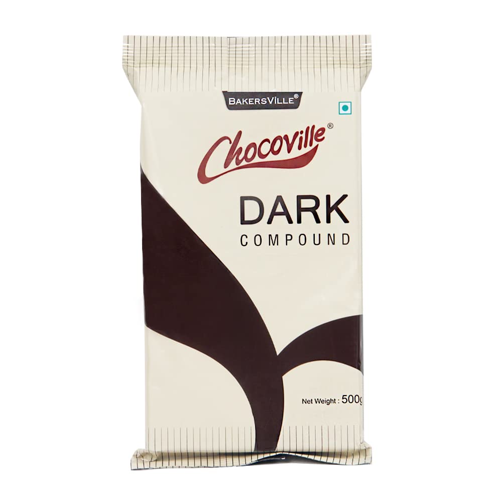 Chocoville Dark Compound Slab, 500g