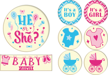Load image into Gallery viewer, Foodecor Baby Shower Theme Decorative Mould (Pack of 2)- BV 3386
