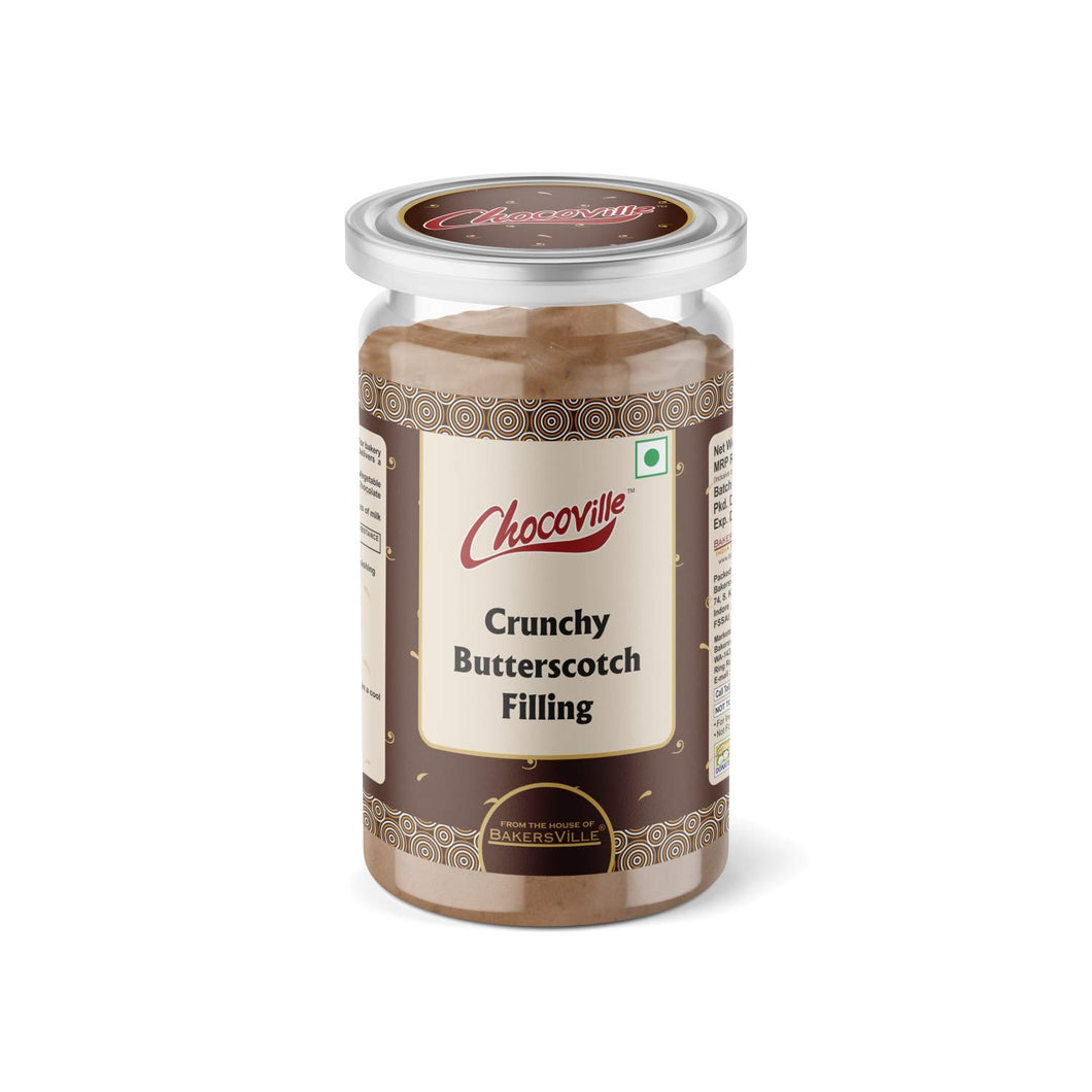 Chocoville Crunchy Butterscotch Filling, 200g, 200 g