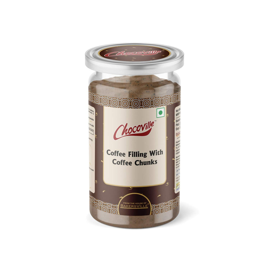 Chocoville Coffee with Chunks Filling, 200g, 200 g