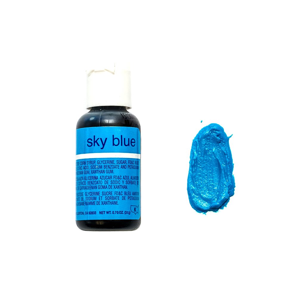 Chefmaster Liqua- Gel, Sky Blue, 20 ml