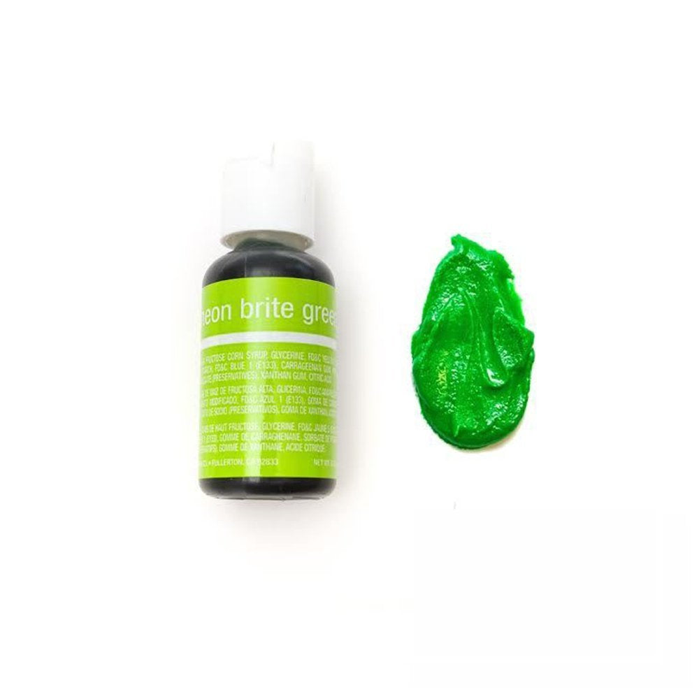 Chefmaster Neon Brite Green Gel, 20 ml