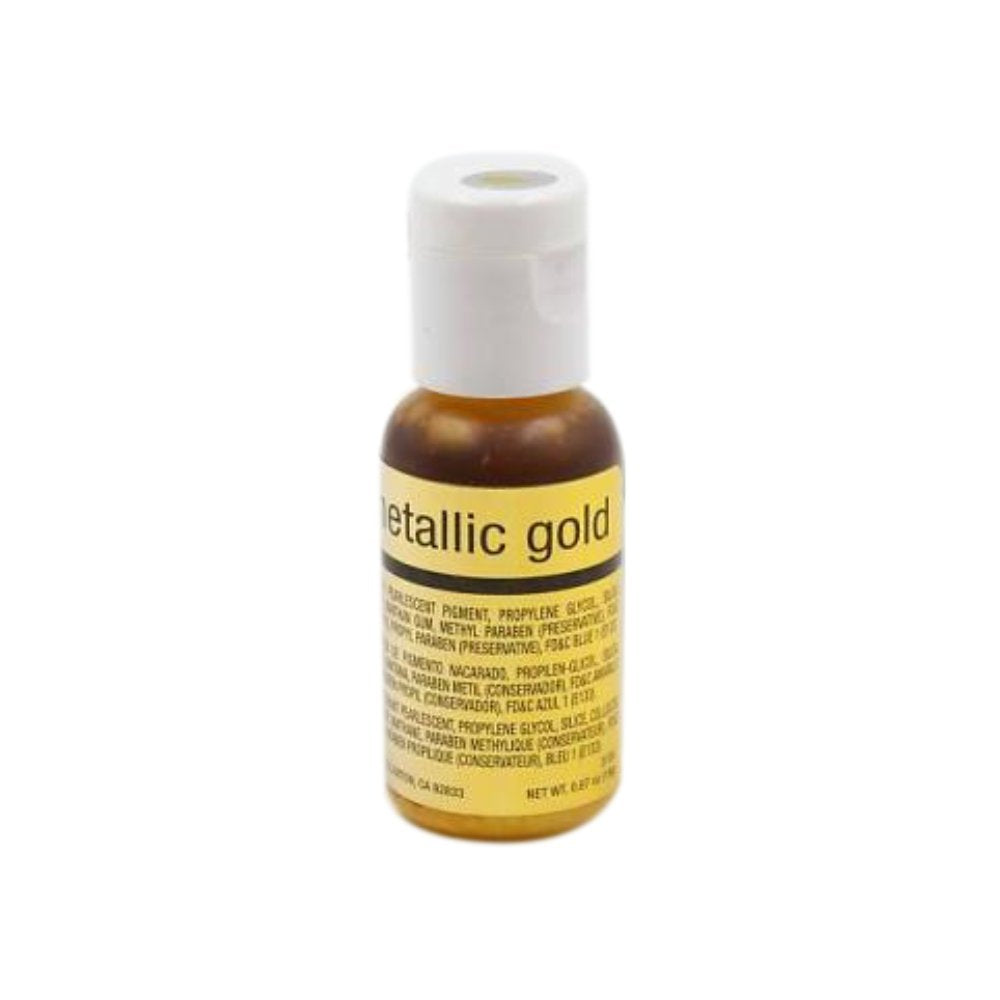 Chefmaster Airbrush Metallic Gold, 19 ml