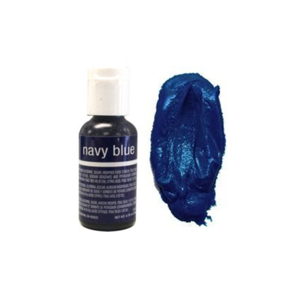 Chefmaster Liqua-Gel, Navy Blue, 20 ml
