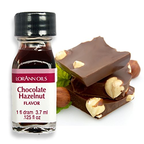 Lorann Oils Super Strength Flavors, Chocolate Hazelnut, 3.7 ml
