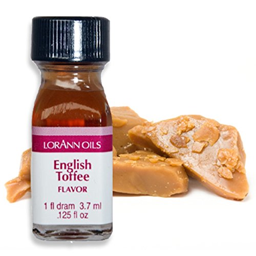 Lorann Oils Super Strength Flavors, English Toffee, 3.7 ml
