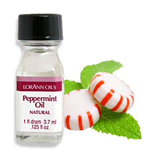 Lorann Oils Super Strength Flavors, Peppermint Oil, Natural, 3.7 ml