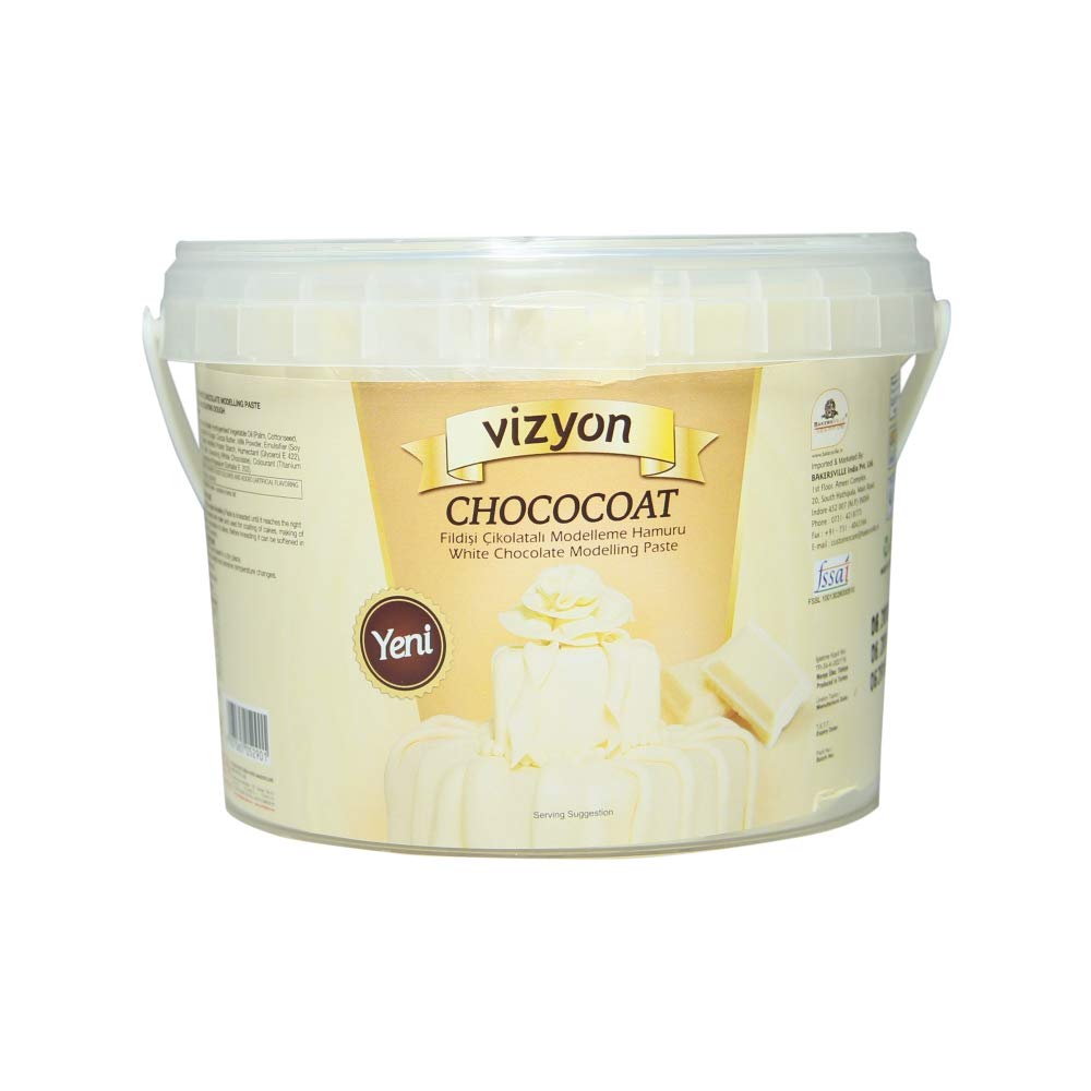 Vizyon Chococoat Modelling Paste (White Chocolate), 1kg, 1000 g