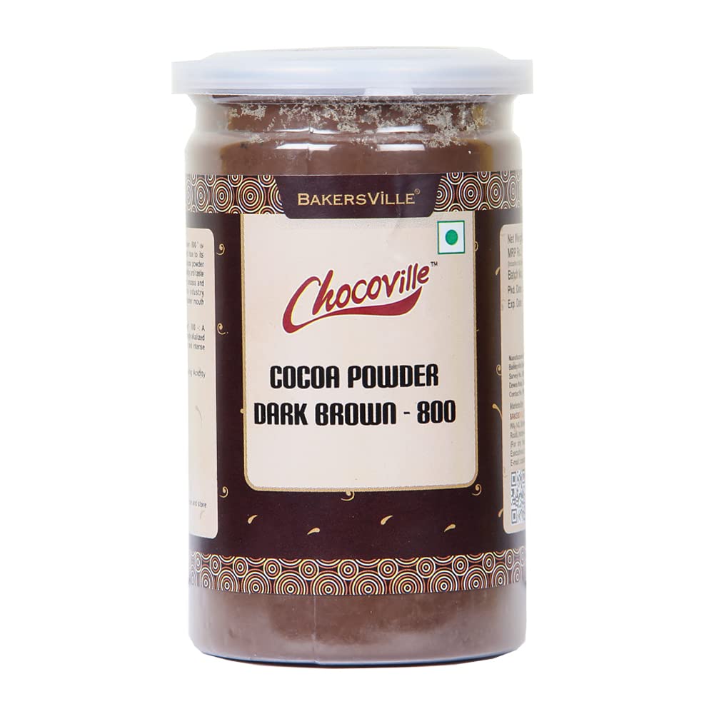 Chocoville Cocoa Powder Dark Brown-800, 150g