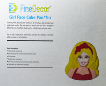 Load image into Gallery viewer, FINEDECOR FD2113 Barbie Girl Face Shape Cake Pan/Tin
