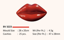 Load image into Gallery viewer, Foodecor Lips Shape Valentine Decorative Transfer Mould (Pack of 2) - BV 3223
