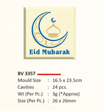 Load image into Gallery viewer, Foodecor Eid Theme Decorative Transfer Mould (Pack of 2) - BV 3357

