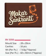 Load image into Gallery viewer, Foodecor Makar Sankranti Decorative Transfer Mould (Pack of 2 )- BV 3350
