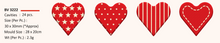 Load image into Gallery viewer, Foodecor Heart Shape Valentine's Special Decorative Transfer Mould (Pack of 2) - BV 3222
