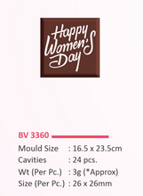 Load image into Gallery viewer, Foodecor Women's Day Mould - BV 3360 (Pack of 2)

