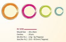 Load image into Gallery viewer, Foodecor Round Shape Decorative Transfer Mould (Pack of 2) - BV 3298
