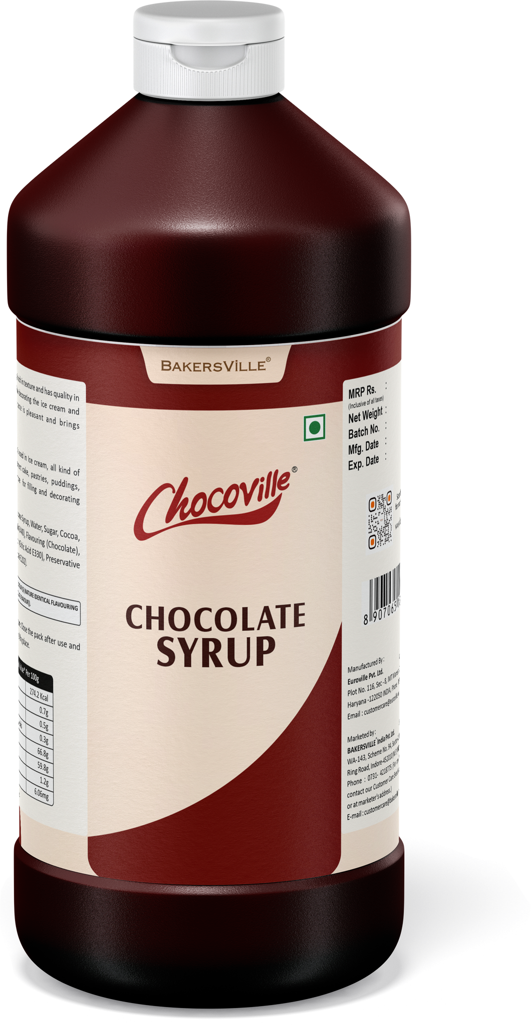 Chocoville Chocolate Syrup, 1.3Kg
