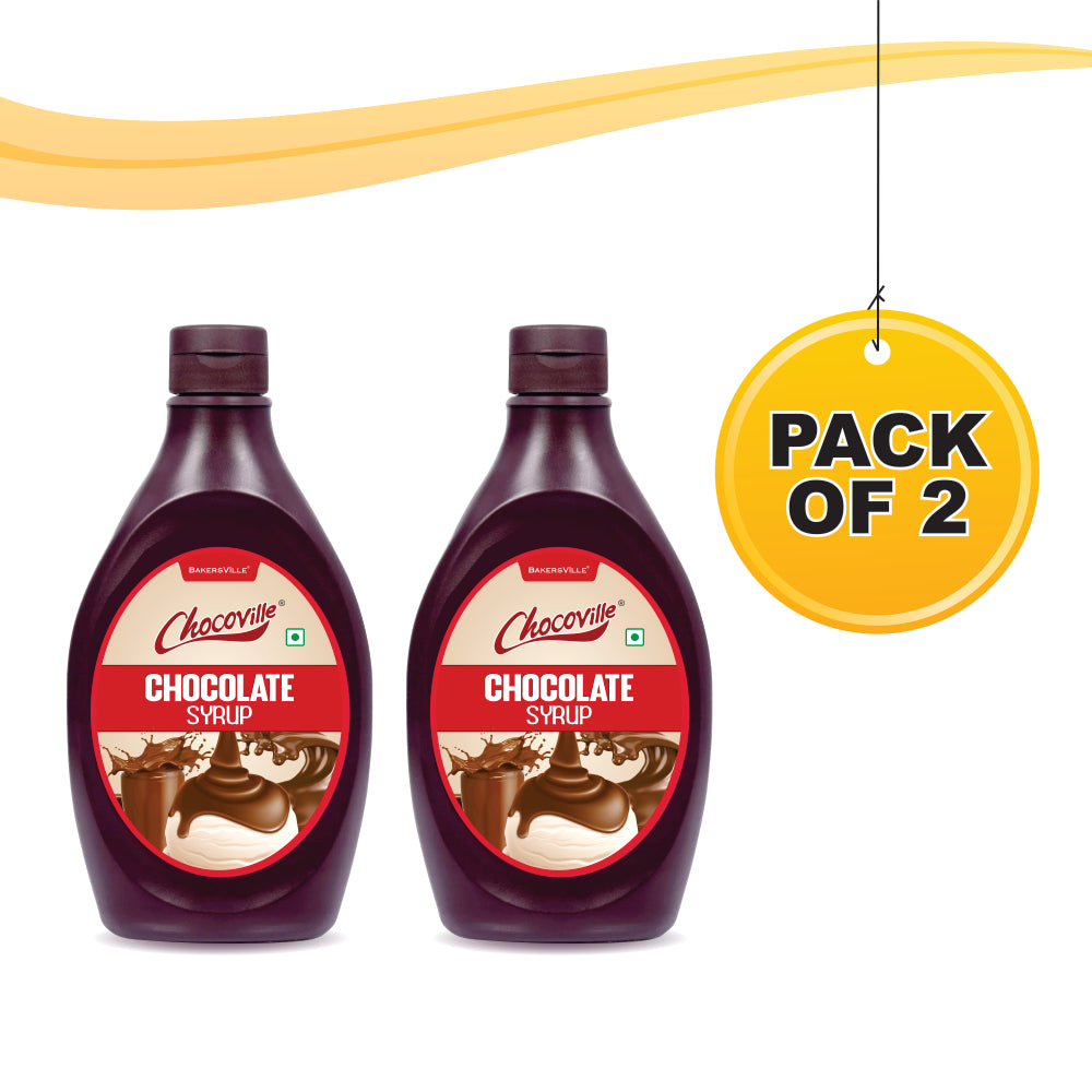 Chocoville Chocolate Syrup, 200g(Pack of 2)