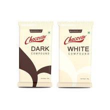 Load image into Gallery viewer, CHOCOVILLE Combo of Dark &amp; White Compound Slab (500 G Each)
