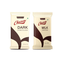 Load image into Gallery viewer, CHOCOVILLE Combo of Dark &amp; Milk Compound Slab (500 G Each)
