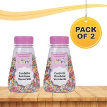 Load image into Gallery viewer, Wow Confetti™ Confeito Rainbow Vermicelli (Sprinkles), 100g (Pack of 2)
