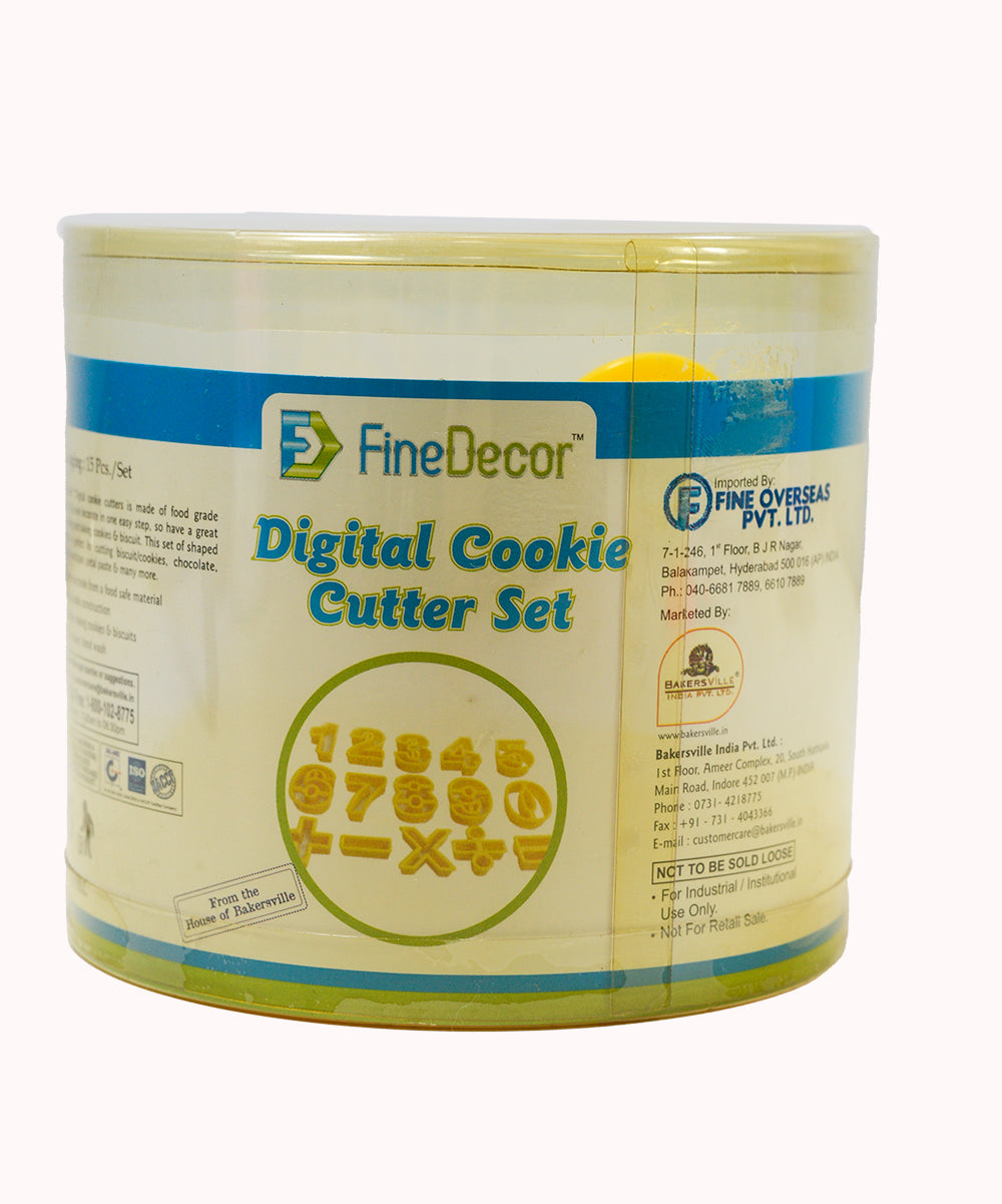 Finedecor™ Cookie Cutter Set (Number Set) 15 pcs - FD2499
