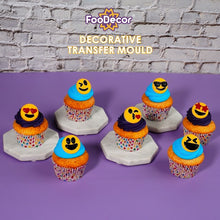 Load image into Gallery viewer, Foodecor Emoji Design Decorative Transfer Mould (Pack of 2) - BV 3227
