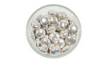 Load image into Gallery viewer, Glint Silver Button Dragee, Big (12.5mm), 75 Gm
