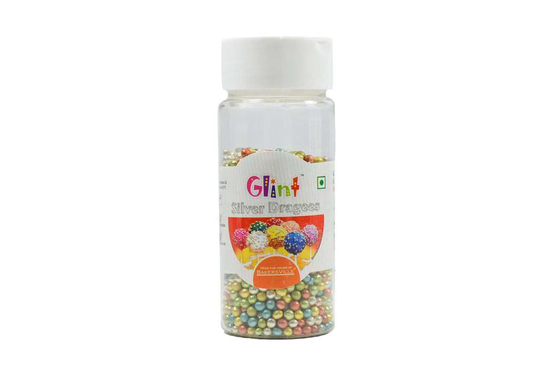 Glint Assorted Dragee, '0' Number (3.5 MM), 75 Gm