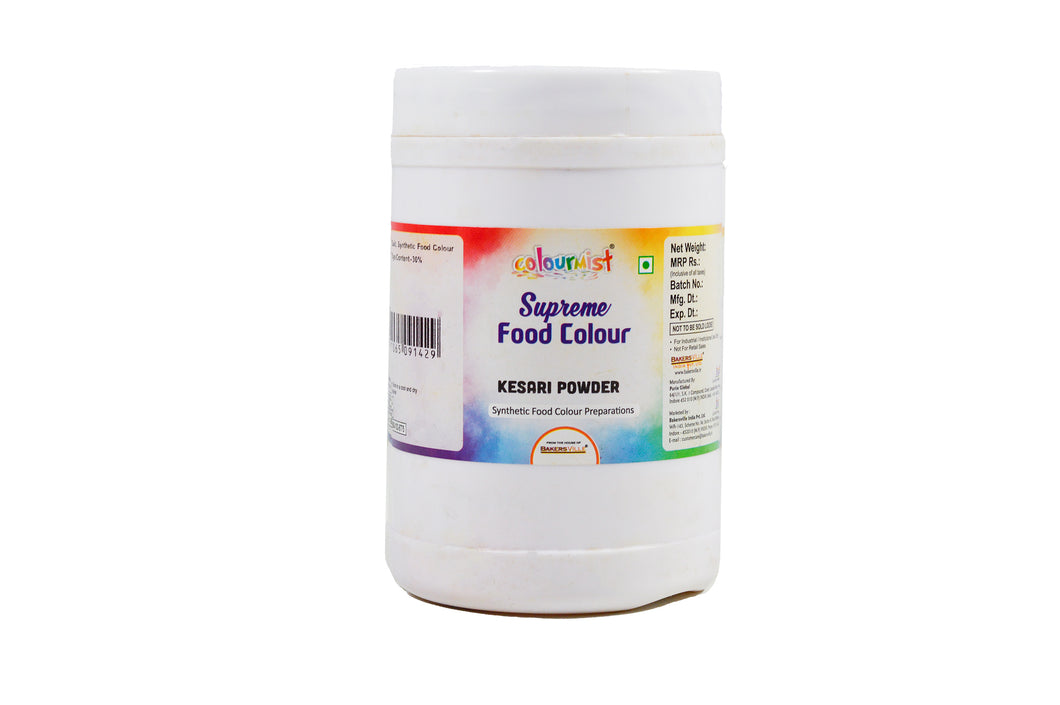 Colourmist Supreme Food Colour Kesari Powder, 500 Gm