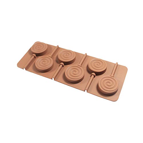Finedecor Silicone Lollipop Mould - FD 3162, (6 Cavities)