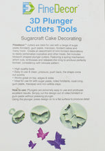 Load image into Gallery viewer, Finedecor 3D Car, Bus, Train Plunger Cutter tools - FD2467
