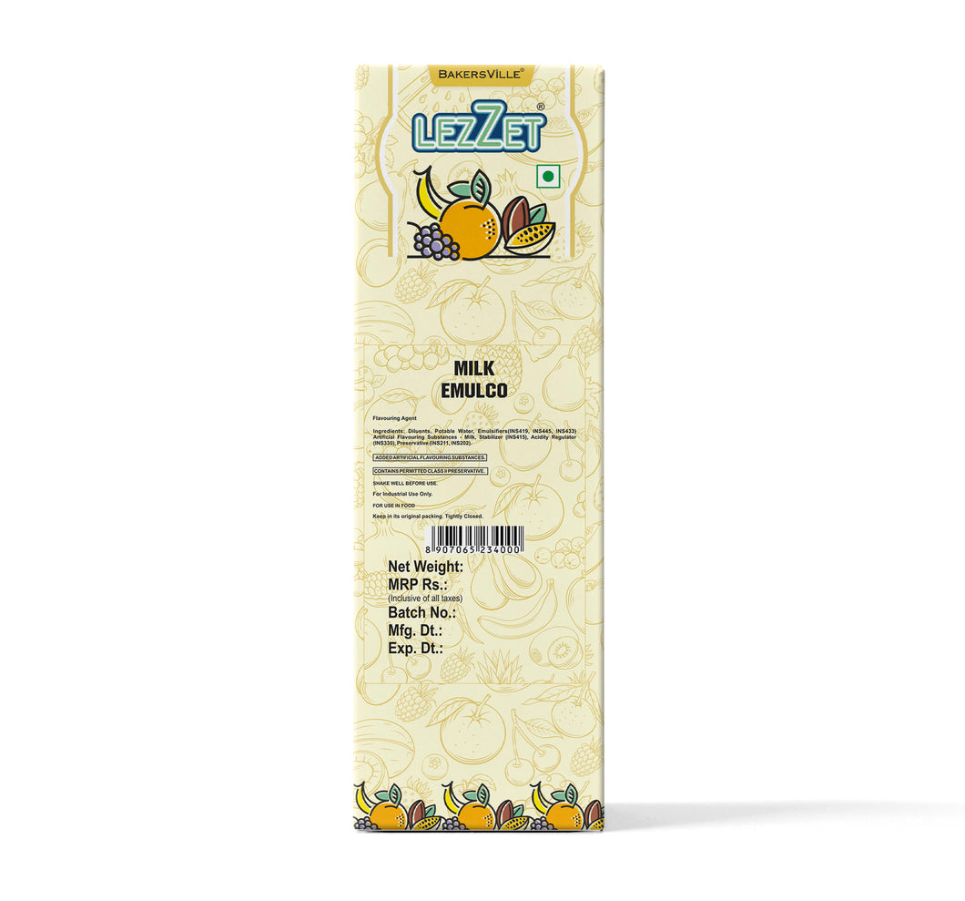 Lezzet Milk Flavour Emulco, 500 ML