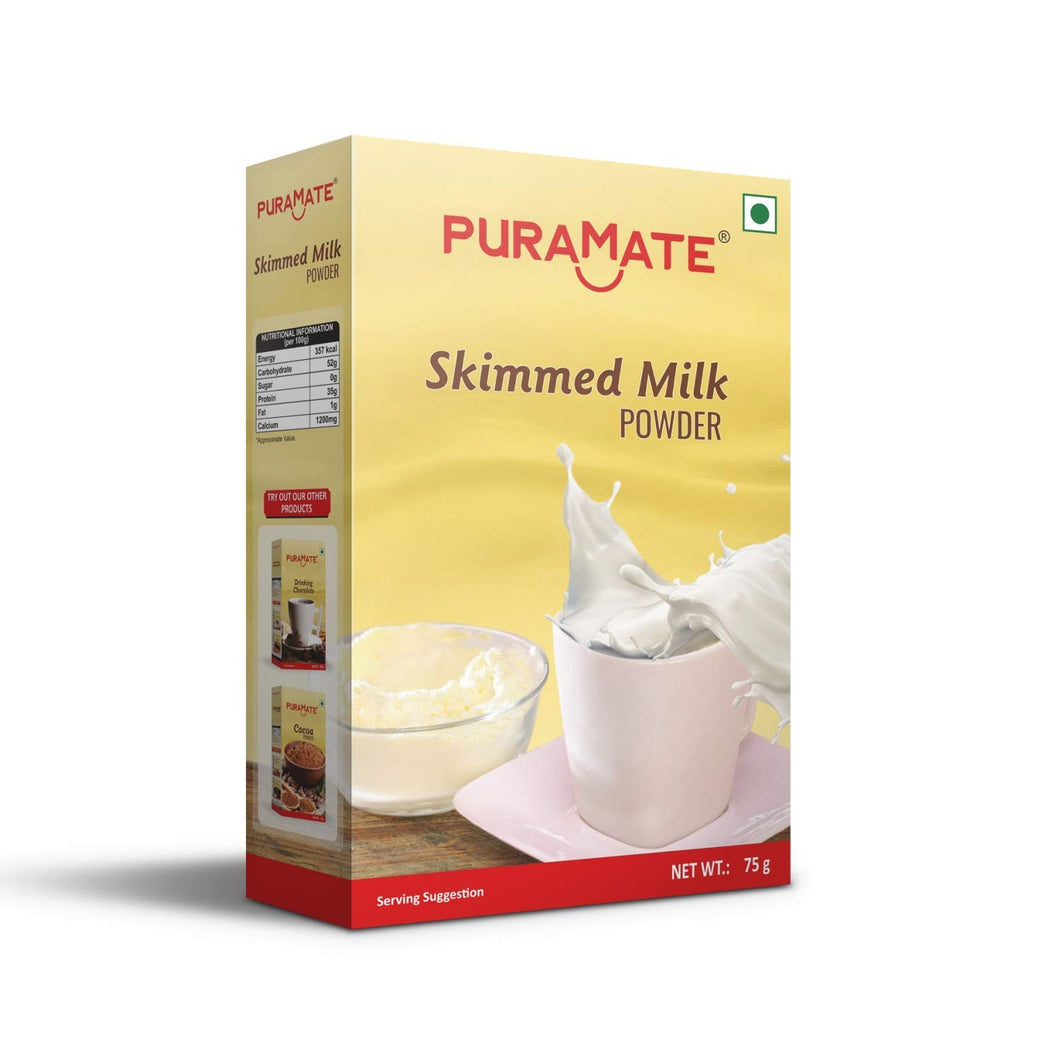 Puramate Skimmed Milk Powder, 75 Gm