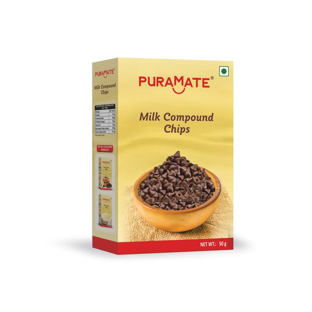 Puramate Milk Compound Chips, 50 Gm