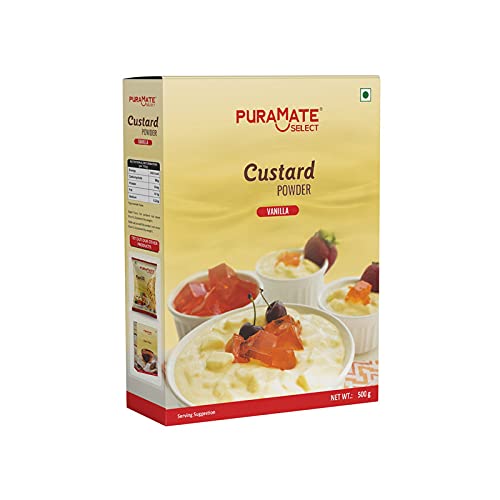 Puramate Select Custard Powder - Vanilla, 500gm