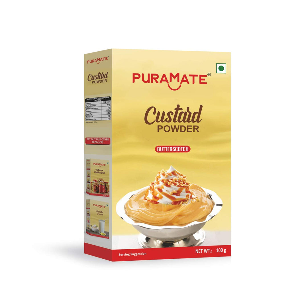 Puramate Custard Powder - Butterscotch - 100g