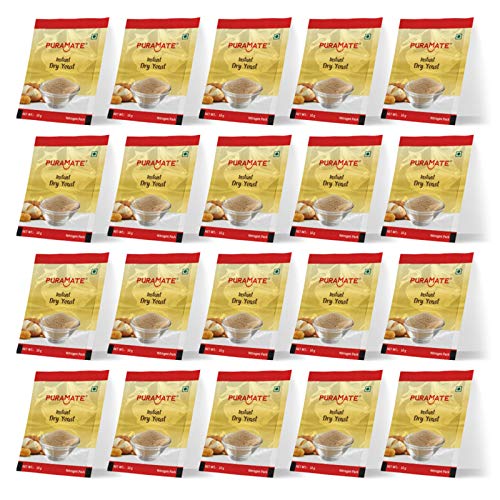 Puramate Instant Dry Yeast Sachet, 10gm (20 Sachets)