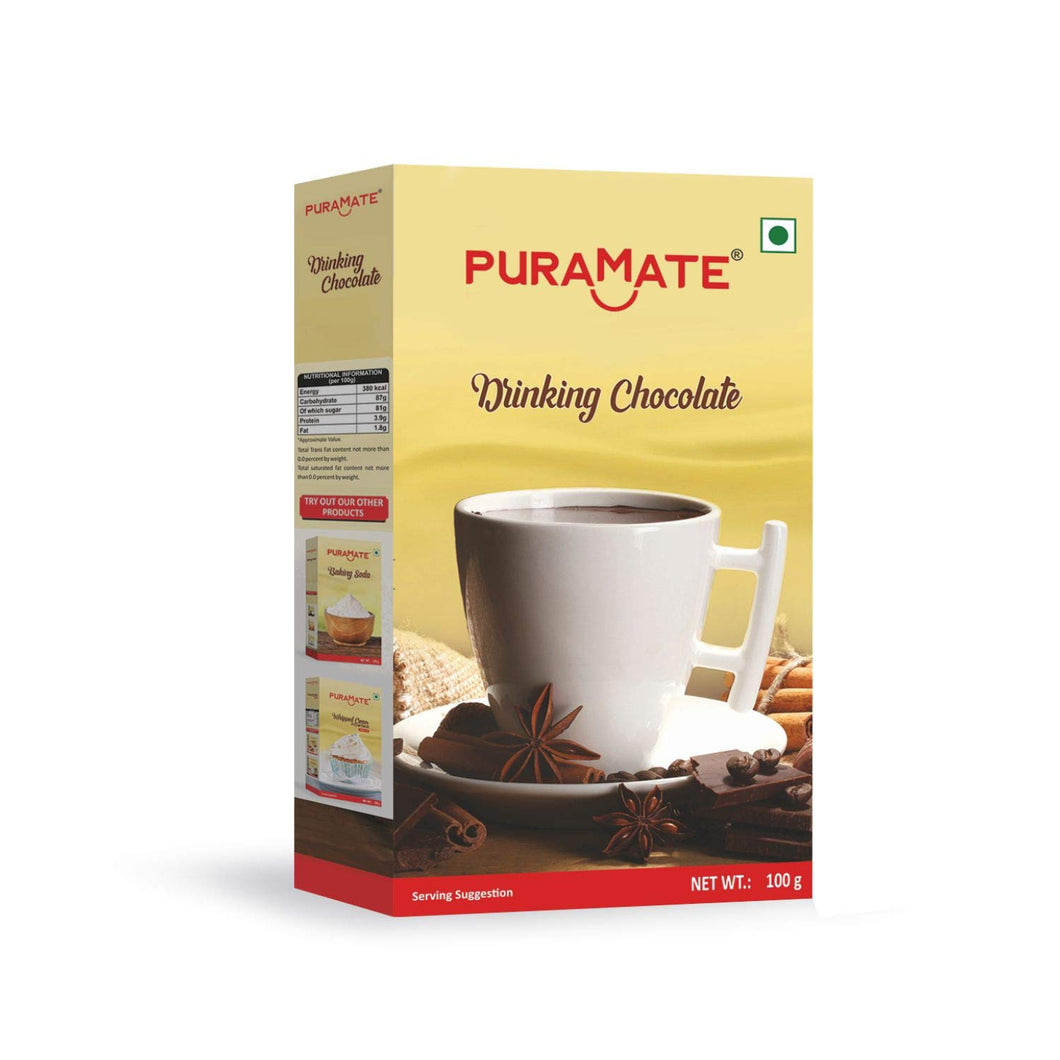 Puramate Drinking Chocolate, 100g