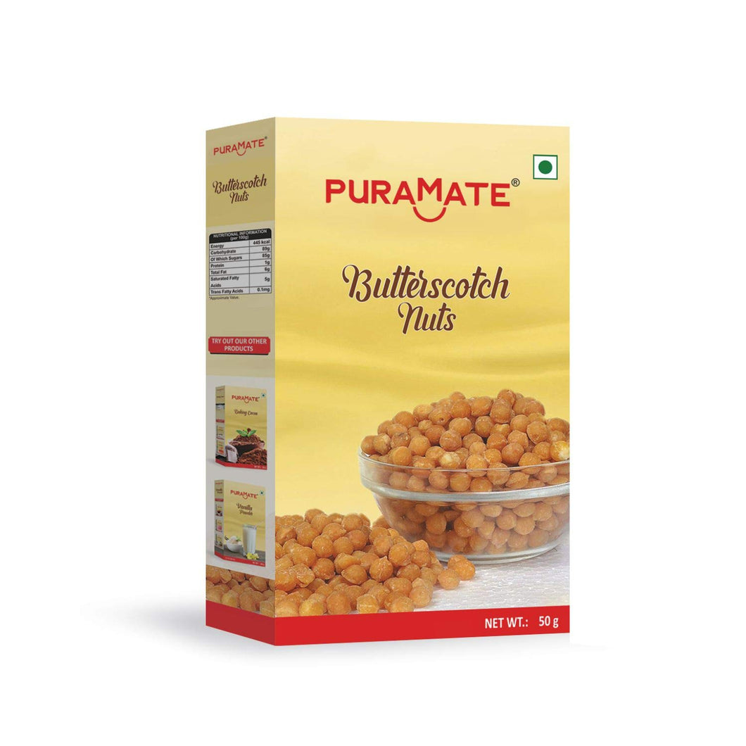 Puramate Butterscotch Nuts, 50g