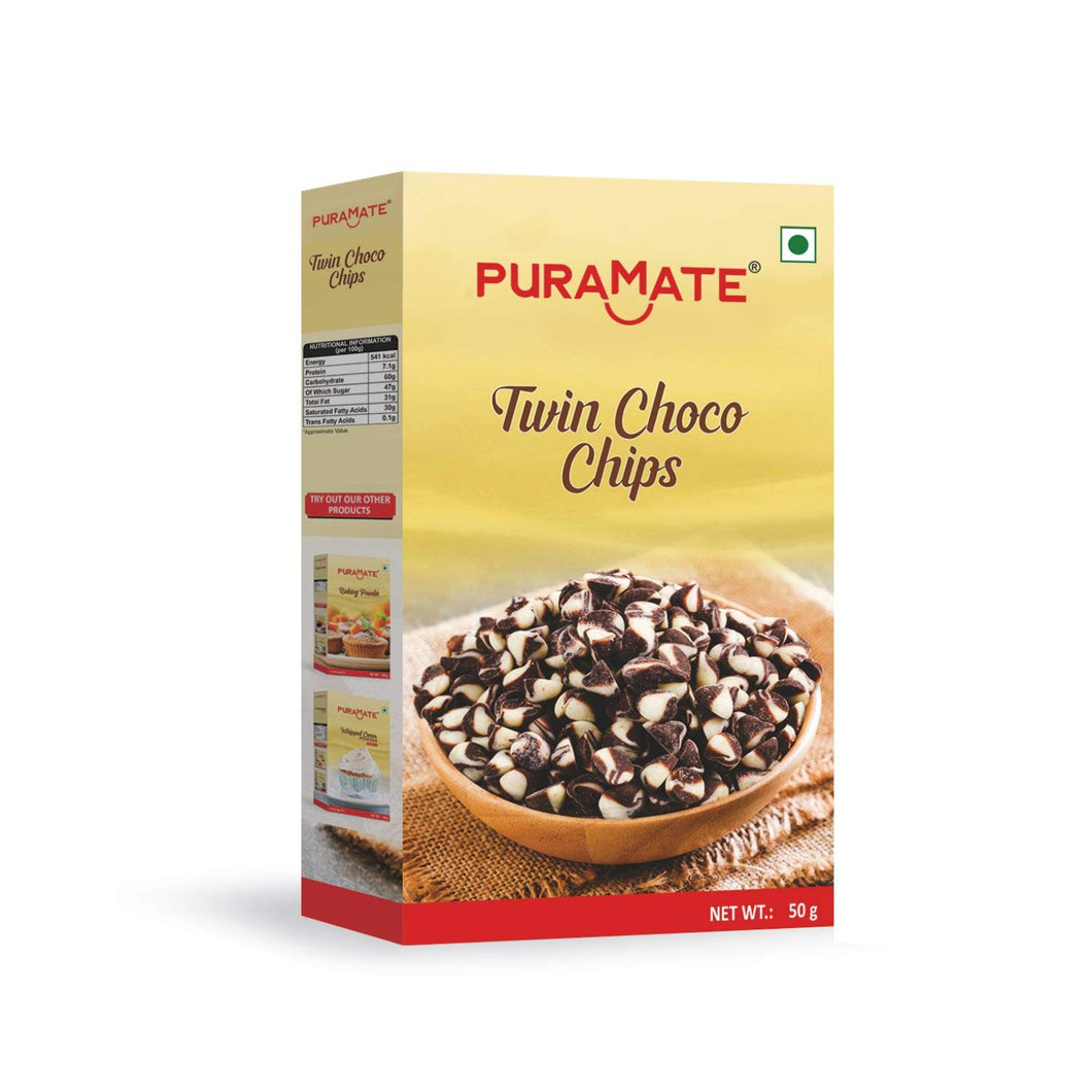 Puramate Twin Choco Chips, 50g