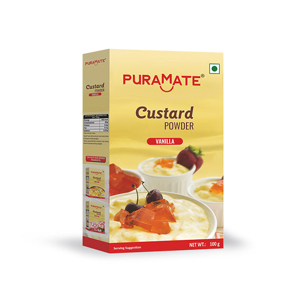 Puramate Custard Powder Vanilla, 100g