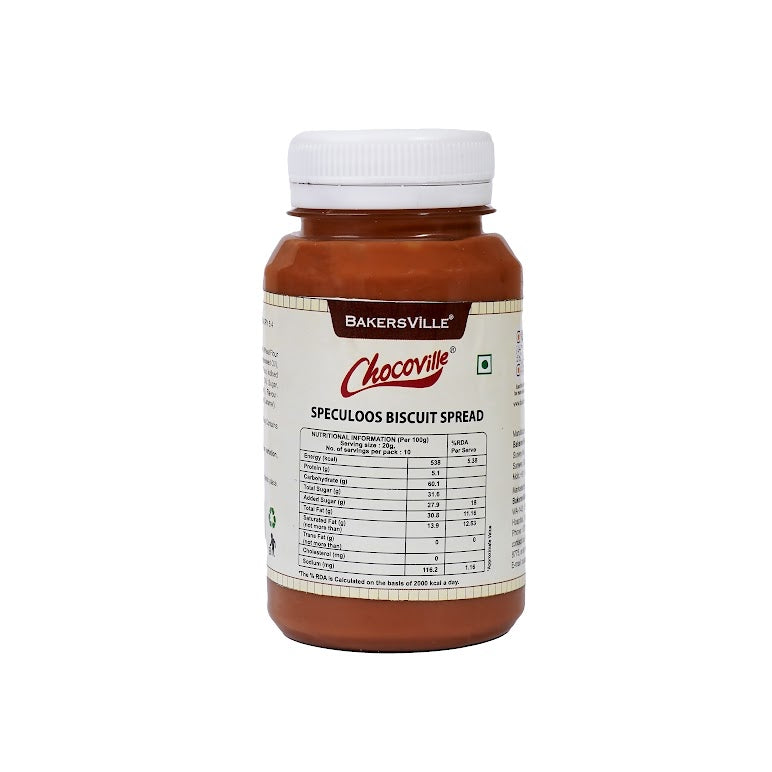 Chocoville Speculoos Biscuit Spread Filling, 200g